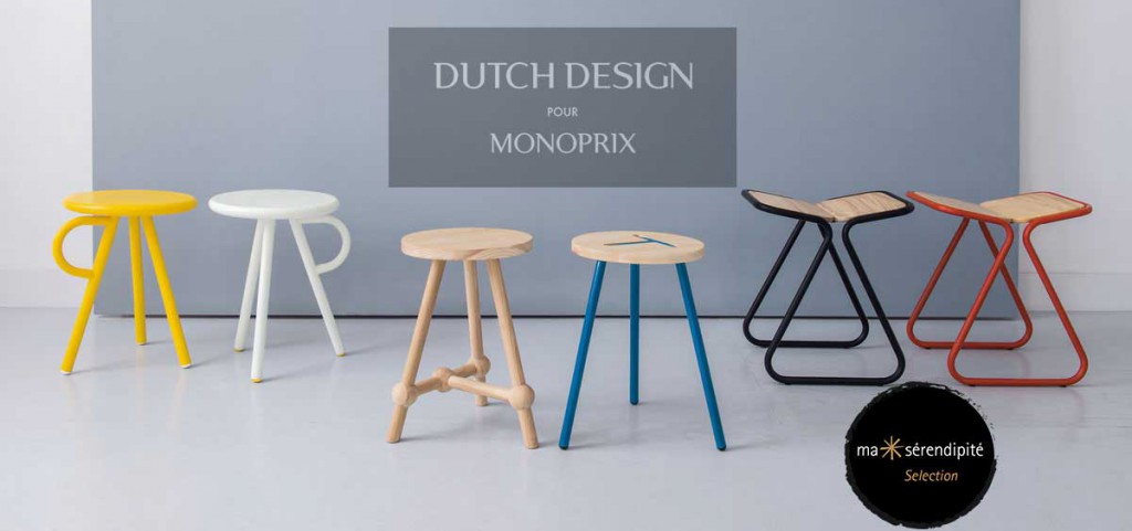 Le Design Pour Tous De Prisunic à Monoprix Le Tabouret selon Dutch Design pour Monoprix - Ma Sérendité